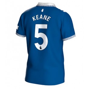 Everton Michael Keane #5 Hjemmebanetrøje 2023-24 Kort ærmer